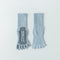 Women's Five-Toe Yoga Crew Socks - detail photo showing secure grip comfort