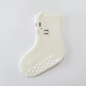 Baby’s Pastel Animal Ear Cuff Non-Slip Floor Socks