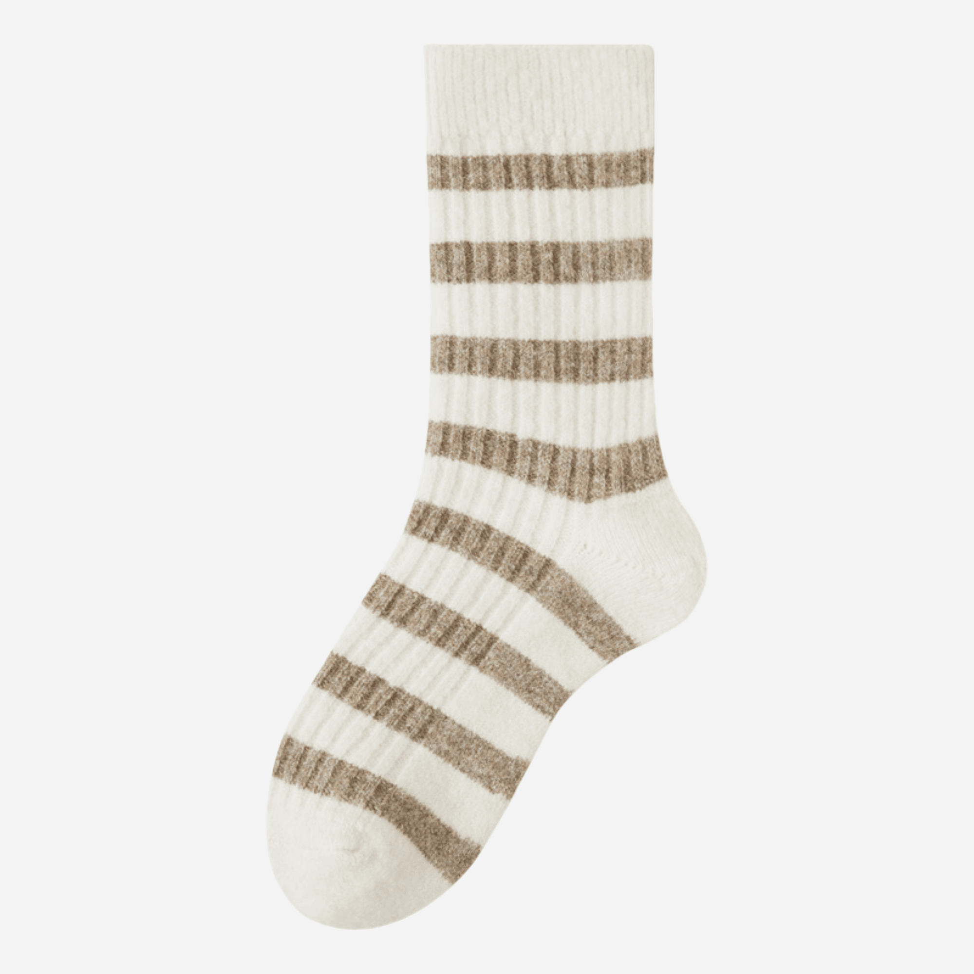 Women's Cozy Wool Blend Striped Socks - Single Pair