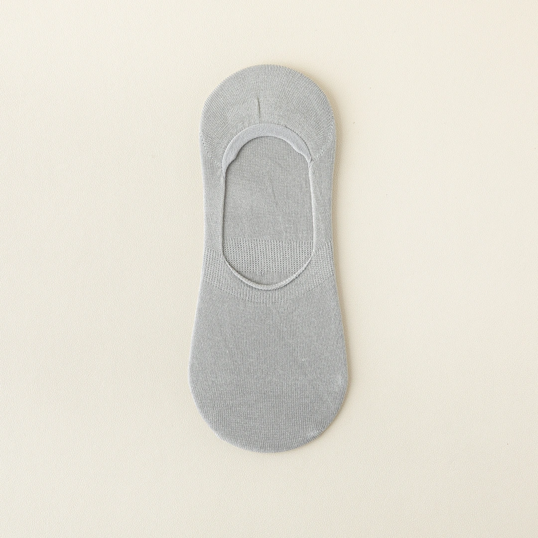 Men's Mulberry Silk & Modal Ultra-Thin No-Show Socks - product photo showing modal and mulberry silk comfort