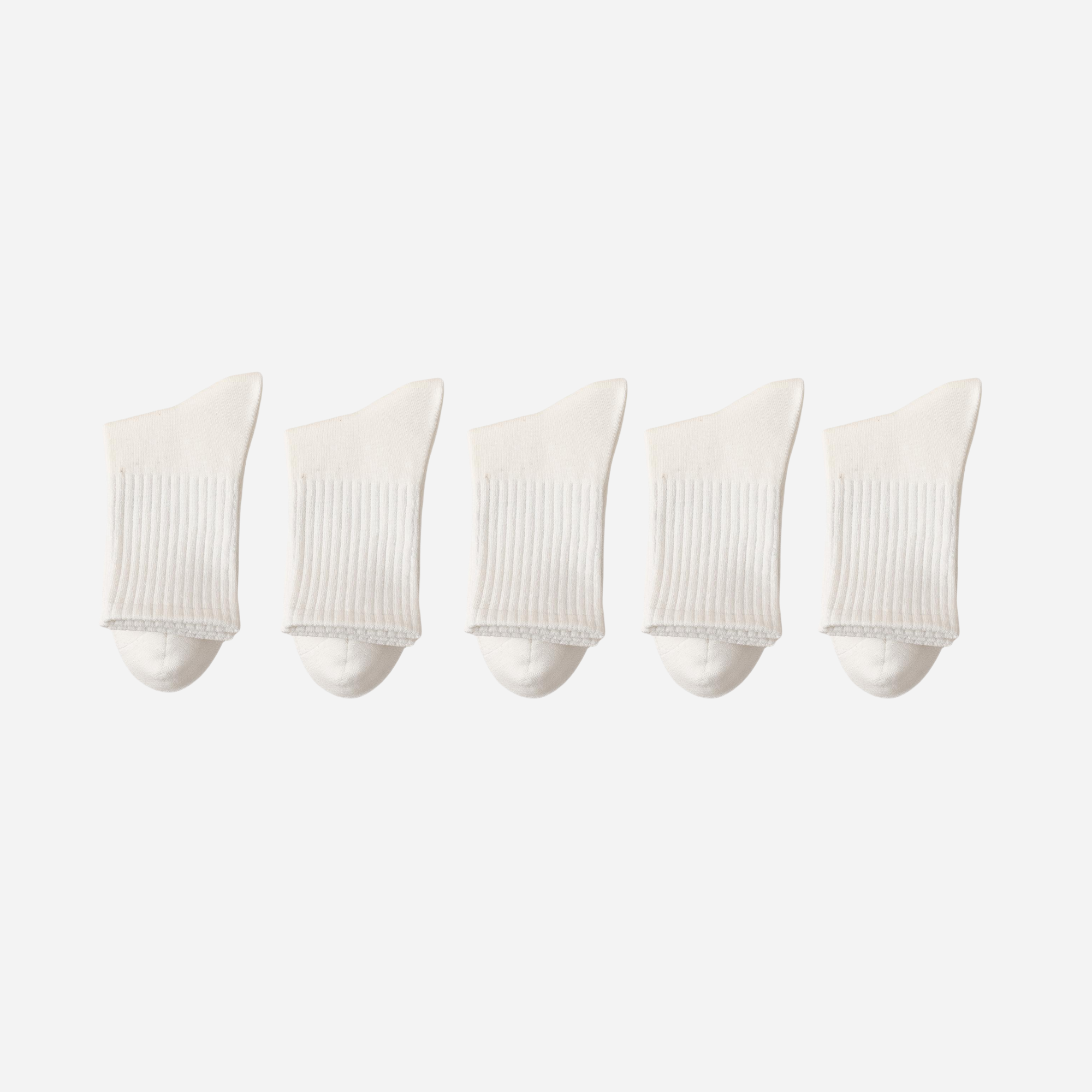 Women's The Heritage Ribbed Crew-5 Pack