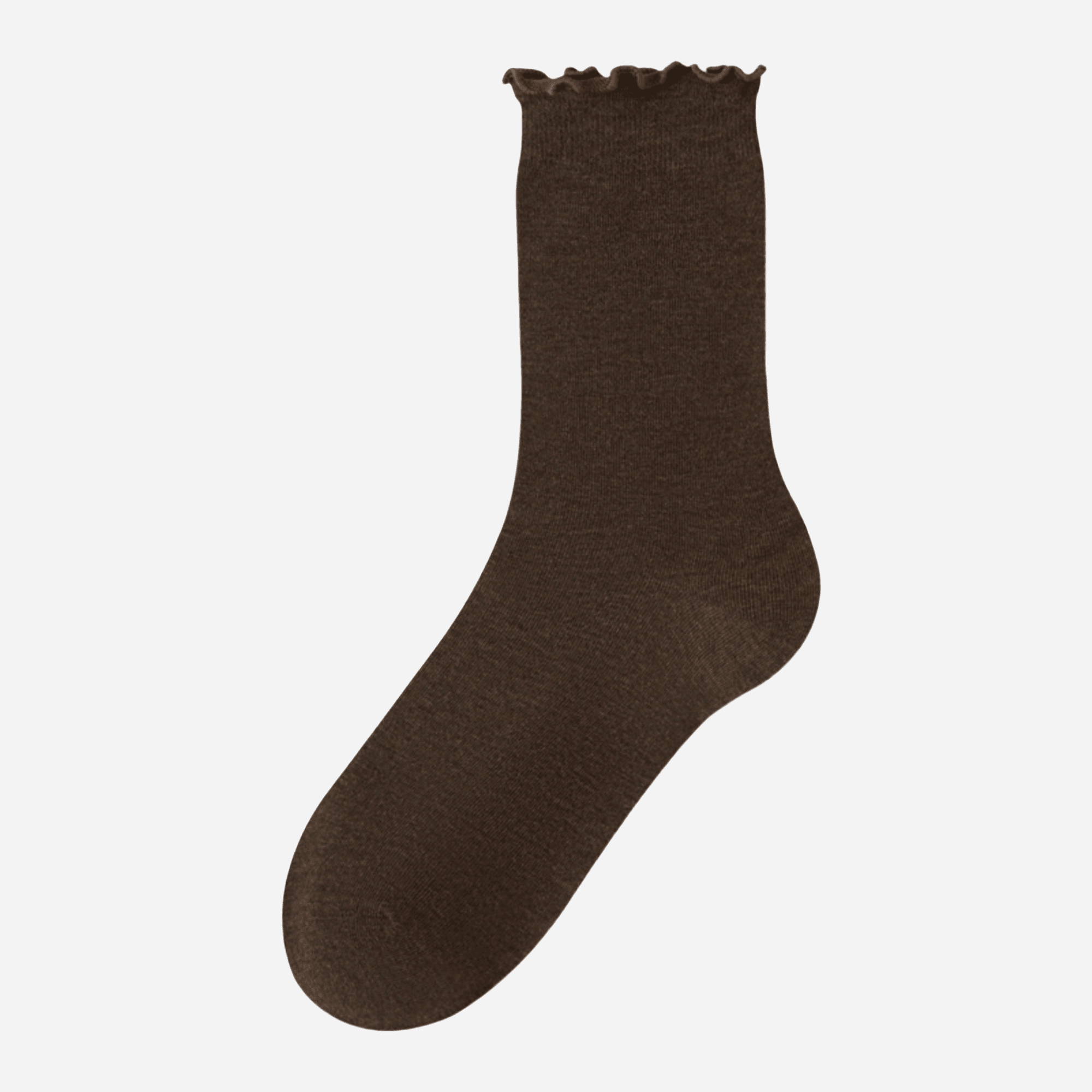 Women's Ruffle Cuff Merino Wool Socks - Single Pair