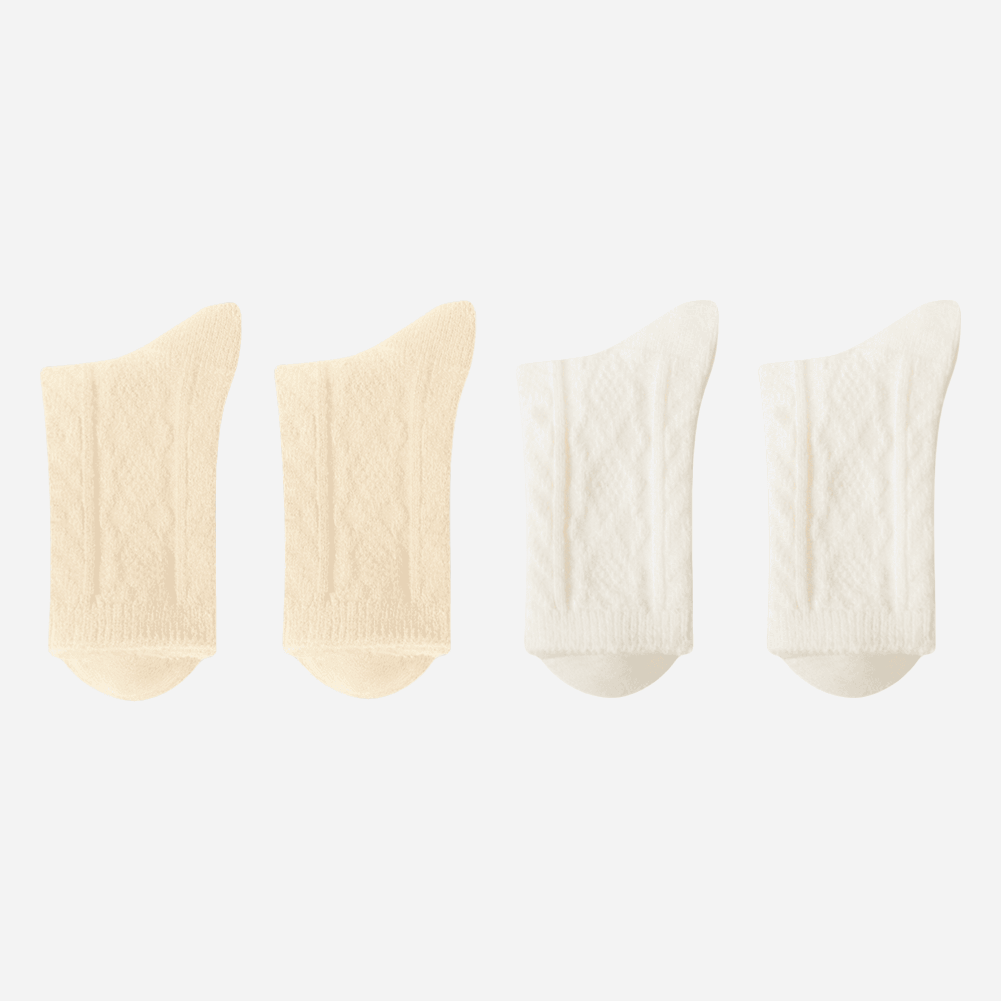 Women's The Plush Cable-Knit Socks-4 Pack