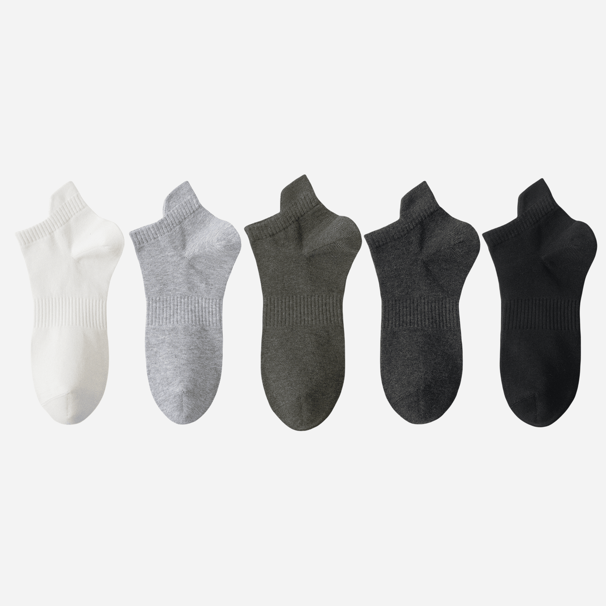 Men's All-Day Comfort Low-Cut Socks-5 Pack - Weavasocks