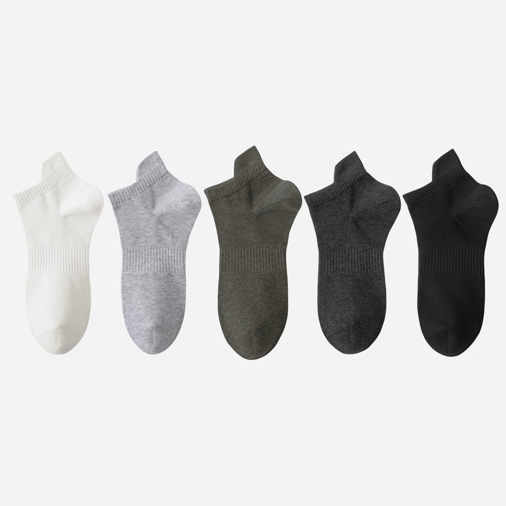 Men's All-Day Comfort Low-Cut Socks-5 Pack