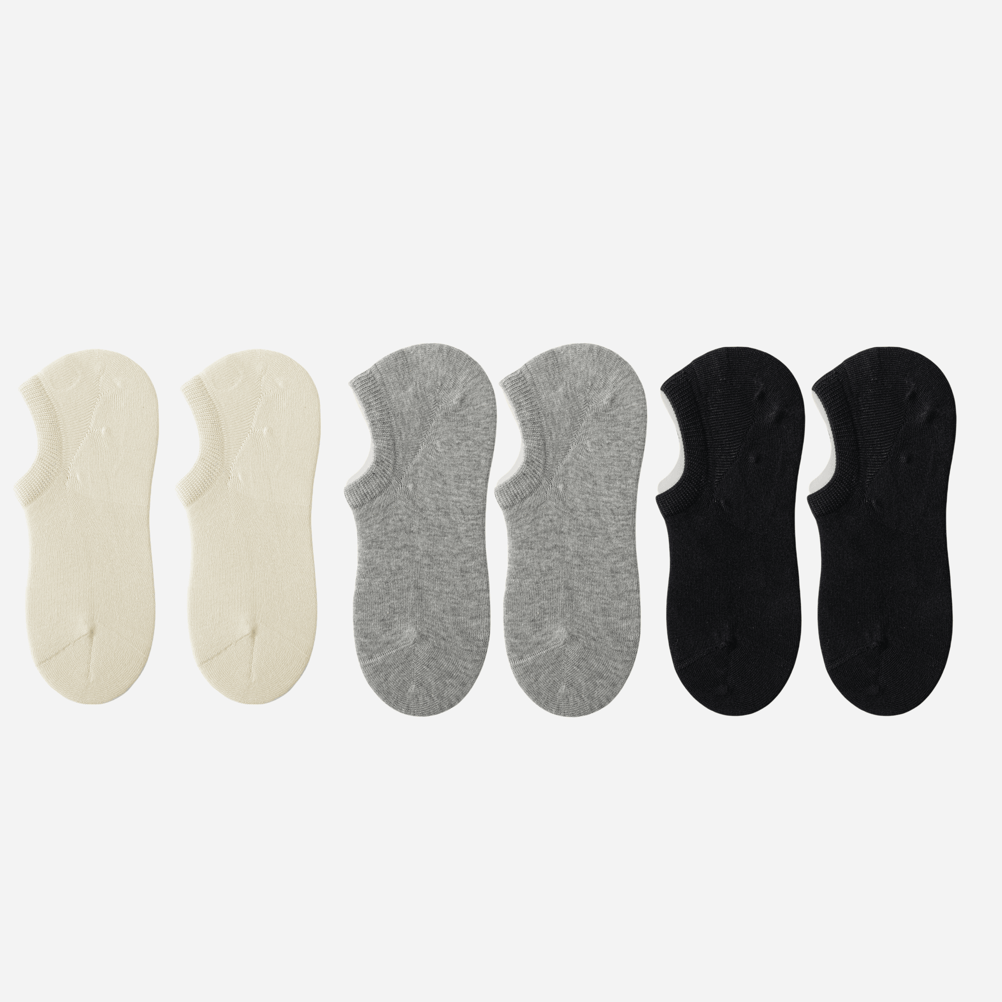 Women's Stay-Put No-Show Socks-6 Pack