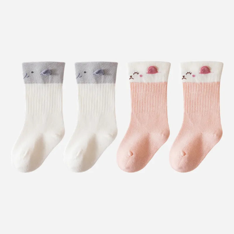 Babies Feeling Friends Socks-4 Pairs