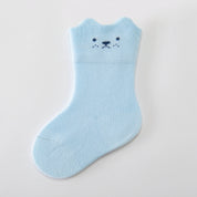 Baby’s Minimalist 'Happy Face' 95% Cotton Socks