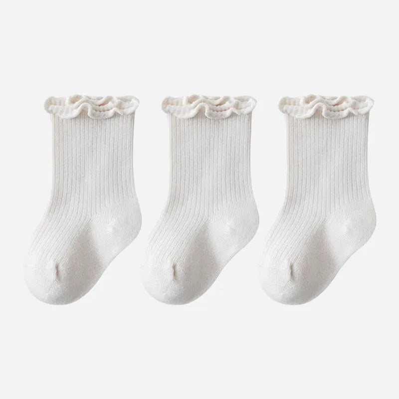 Babies The Ruffle Cuff Basics-3 Pairs