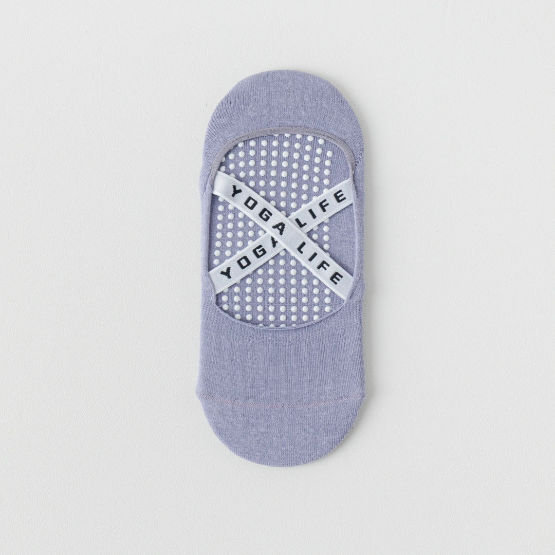 Women's 95% Cotton Yoga Ballet Socks - product photo showing secure grip comfort