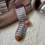 Colorblock Striped Socks