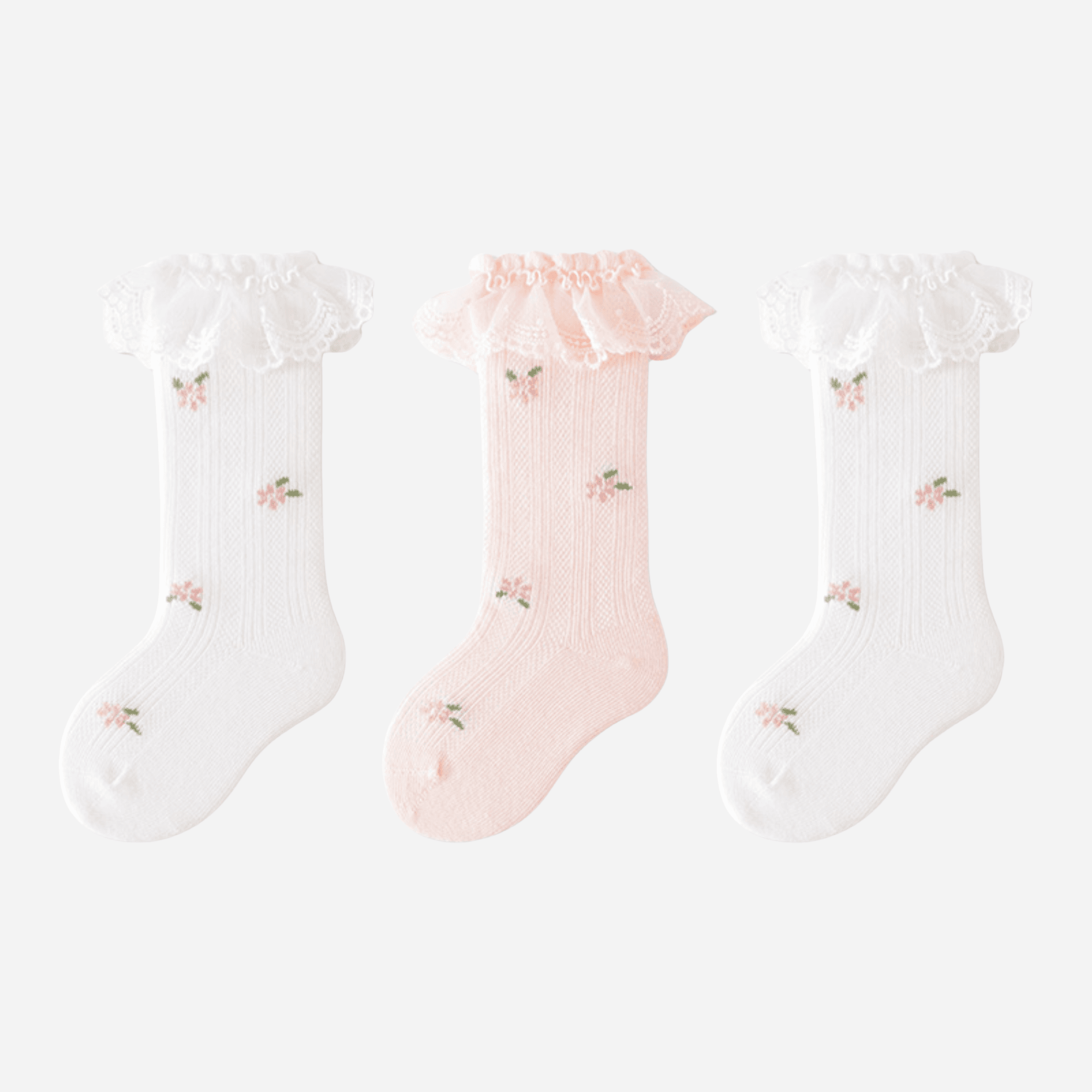 Babies The Fairytale Bloom Knee-Highs-3 pack - Weavasocks