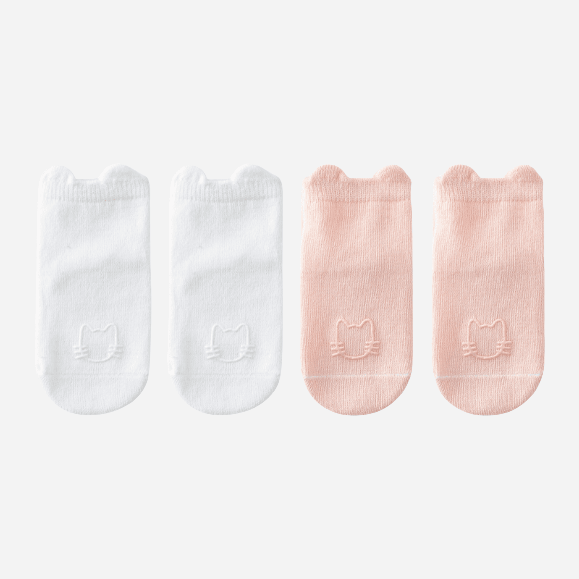 Babies Solid No-slip Socks-4 pack - Weavasocks