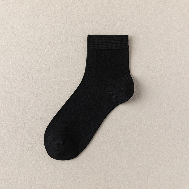 Women's 10% Silk & Modal Antibacterial Ankle Socks - product photo showing modal and mulberry silk comfort