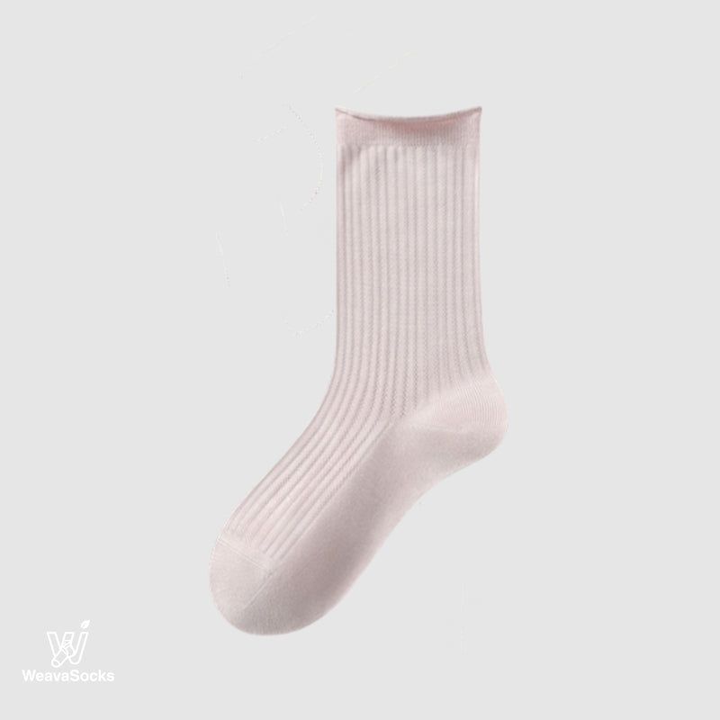 Women's Silk Mid-Crew Socks-1 Pack