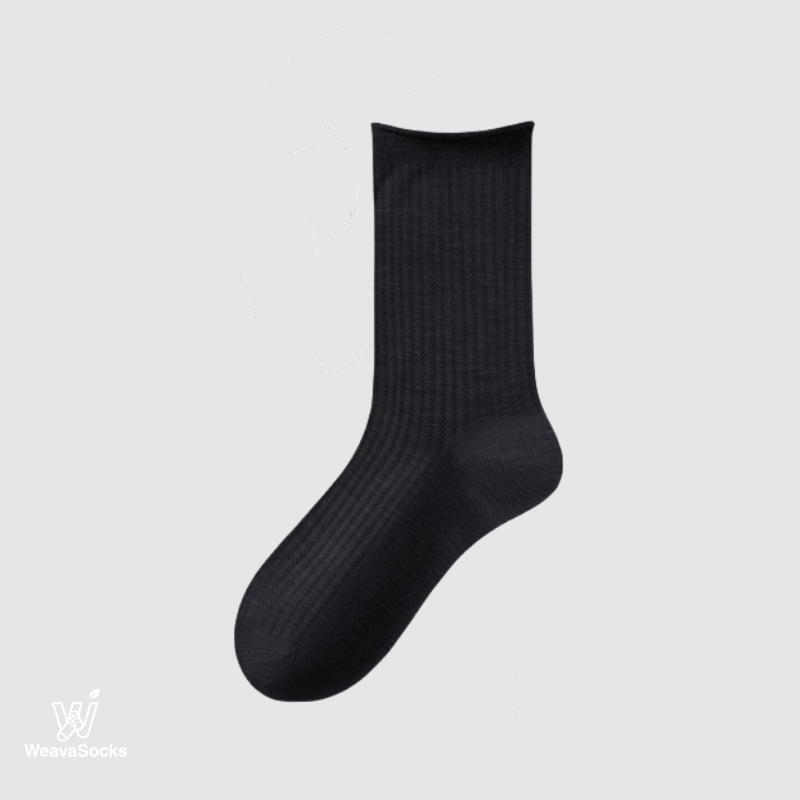 Women's Silk Mid-Crew Socks-1 Pack