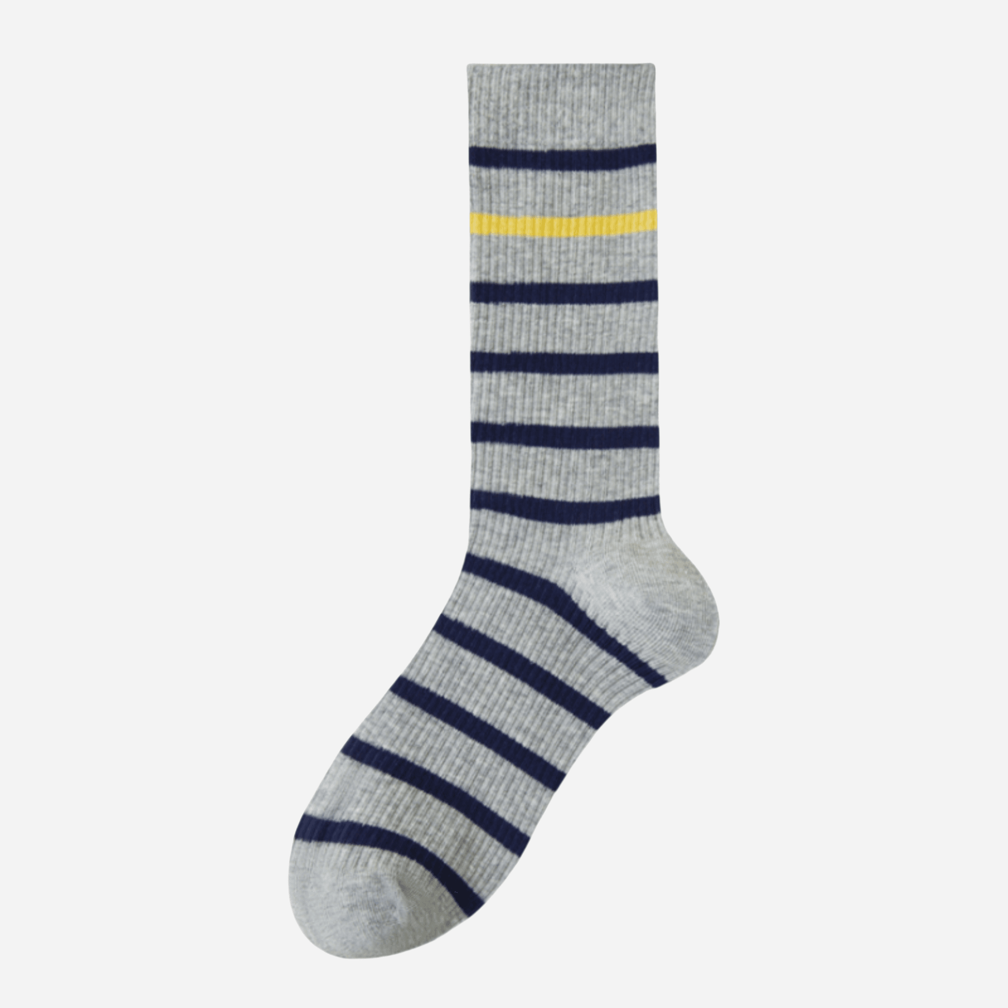 Women's Varsity Stripe Ribbed Socks - Single Pair