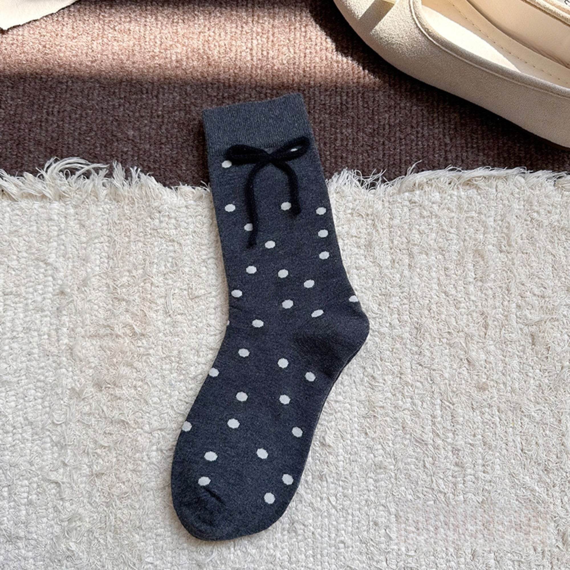 Women's Coquette Aesthetic Crew Socks - Single Pair