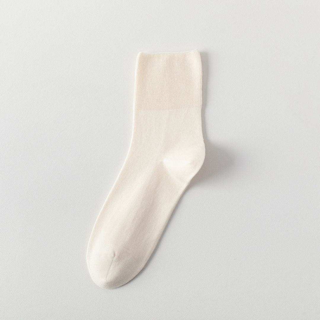 Women's 99% Cotton Ultra-Thin Non-Binding Summer Socks - product photo showing soft cotton comfort