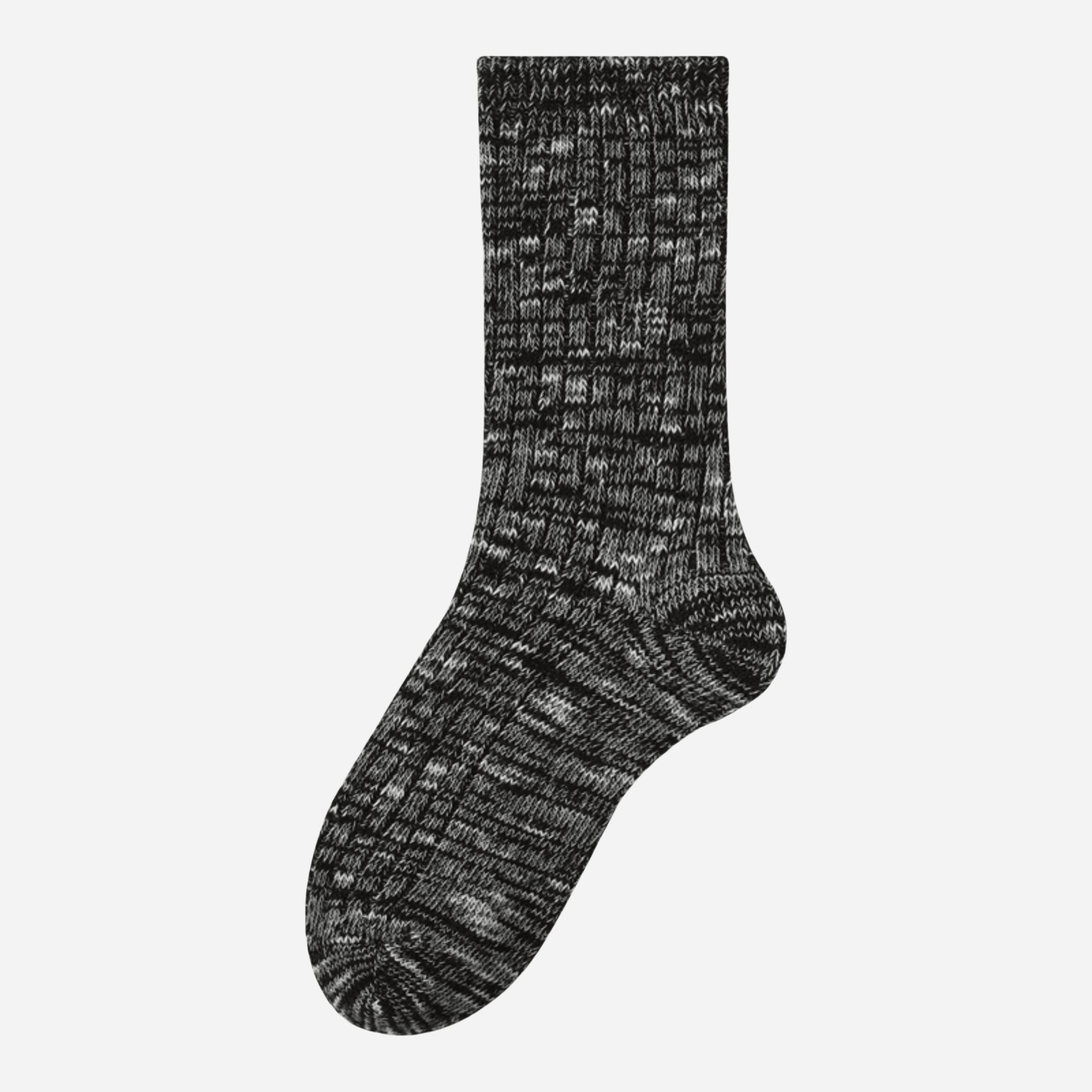 Women's Luxe Merino-Silk Ribbed Socks  - Single Pair