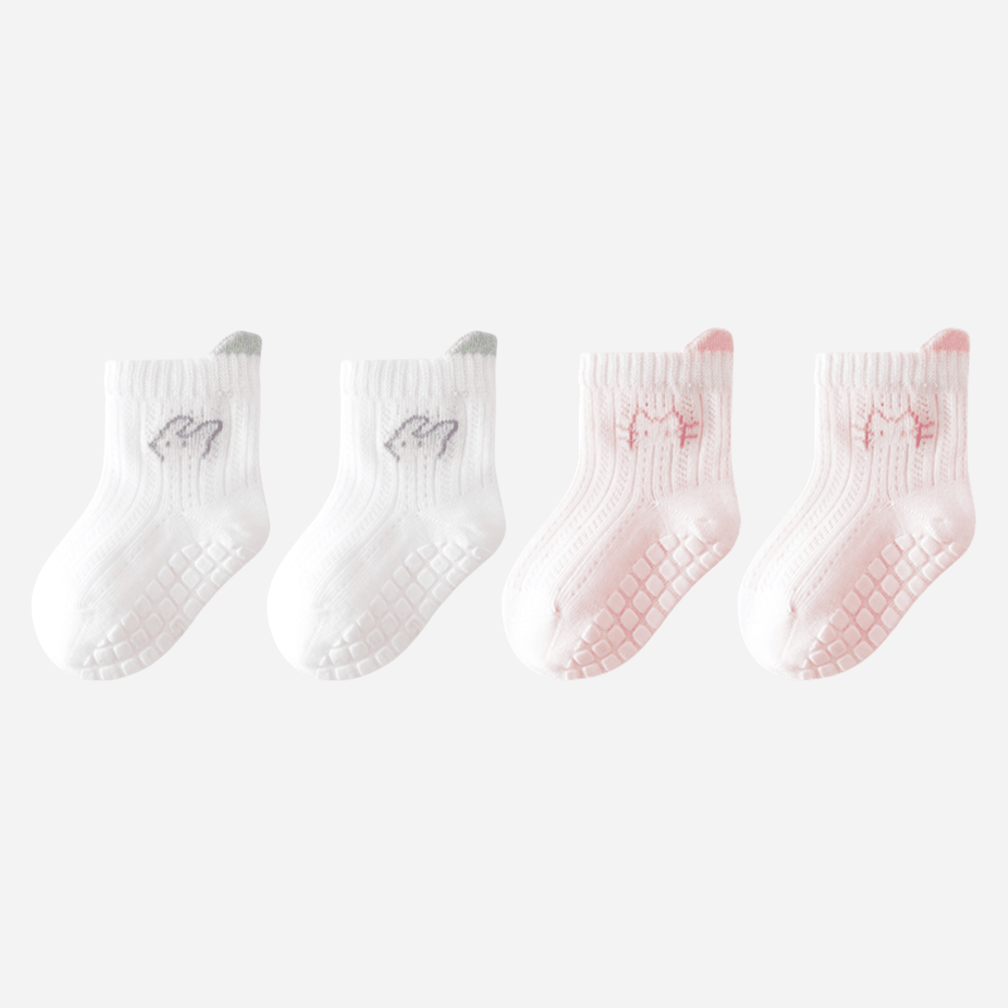 Babies Steady Grid Grip Socks-4 Pack - Weavasocks