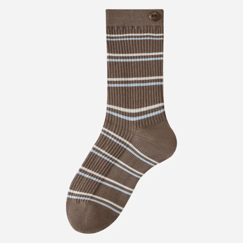 Button Cuff Socks