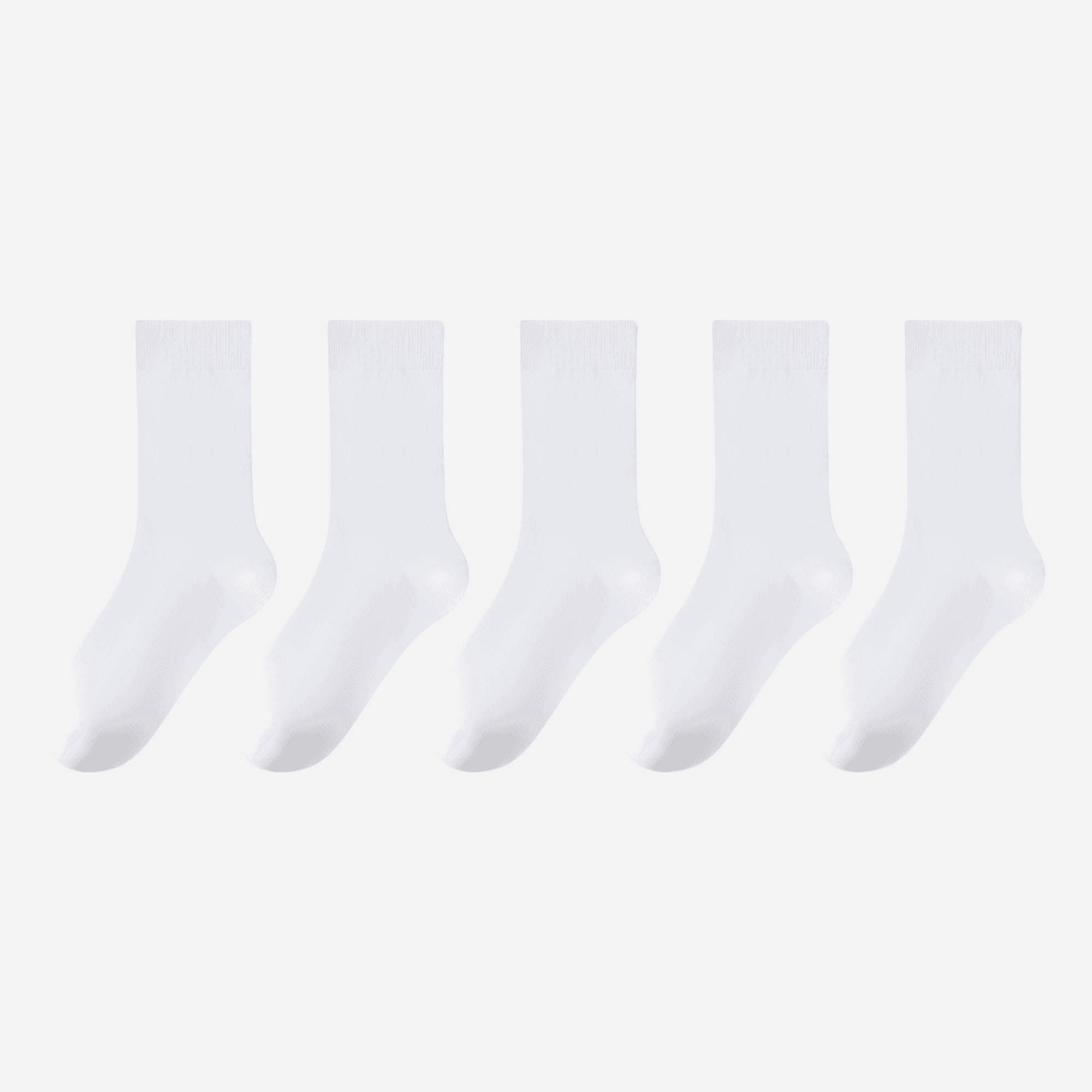 Men's Refined Fit Casual Crews-5 Pack