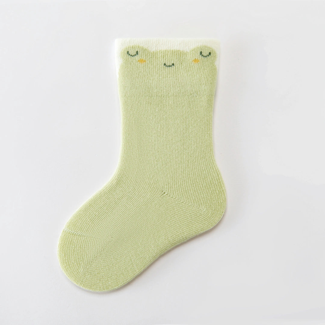 Baby’s Ultra-Soft Baby Cotton Animal Socks