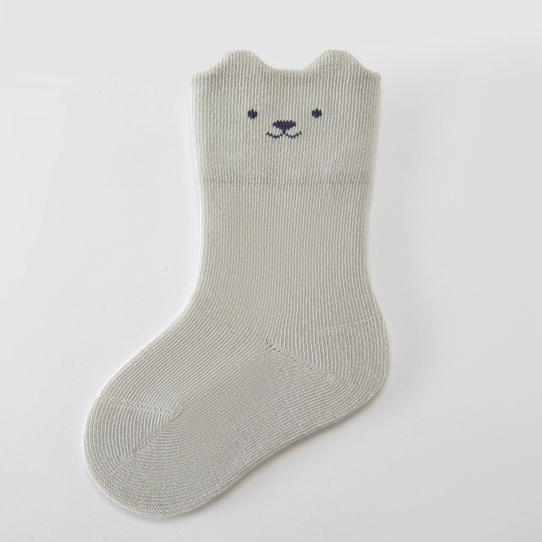 Baby’s Minimalist 'Happy Face' 95% Cotton Socks
