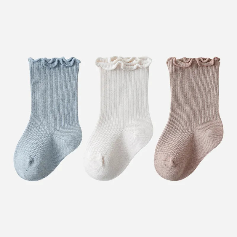 Babies The Ruffle Cuff Basics-3 Pairs