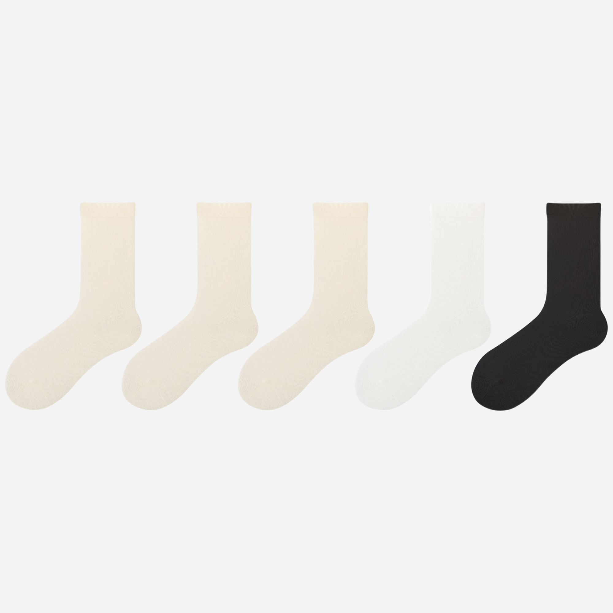 Women's WhisperSoft Crew Socks-5 Pack