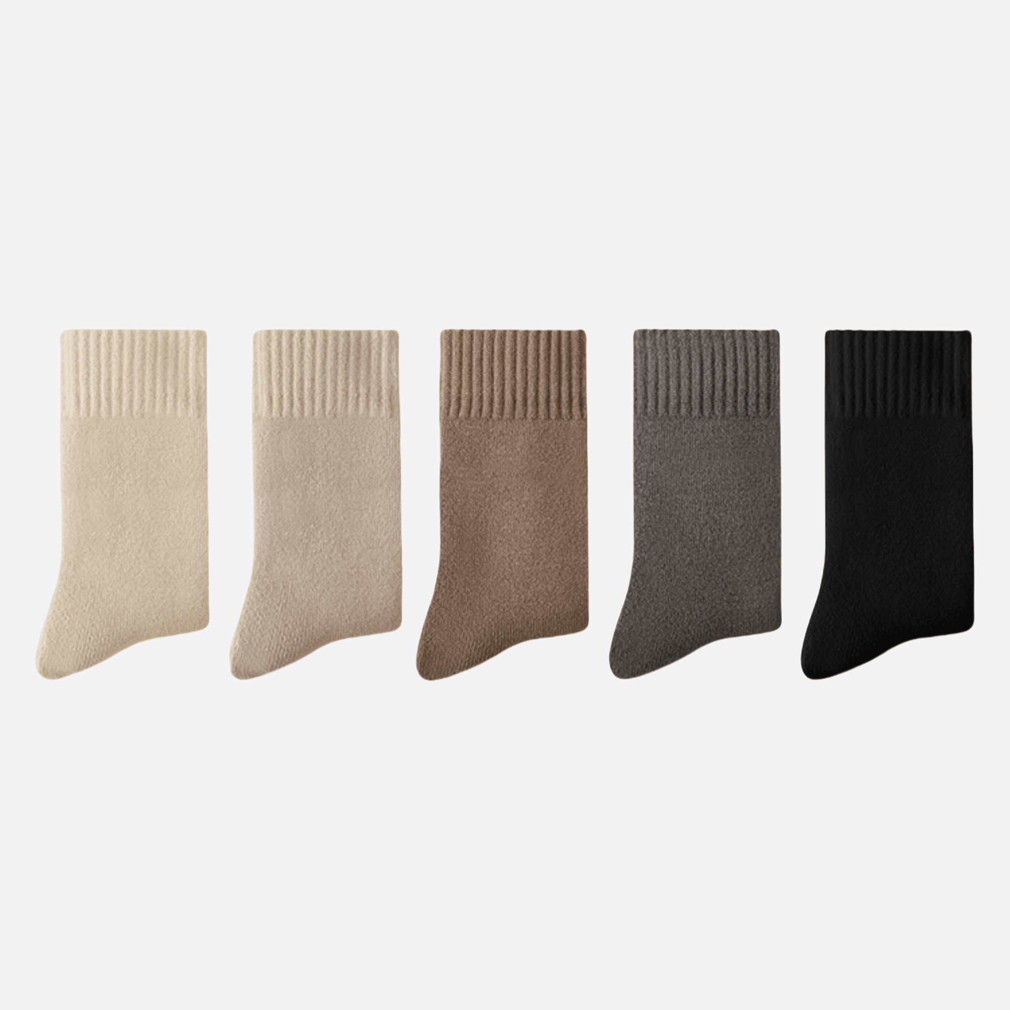 Women's Extra Warm Sherpa Lined Winter Socks - 5 Pairs