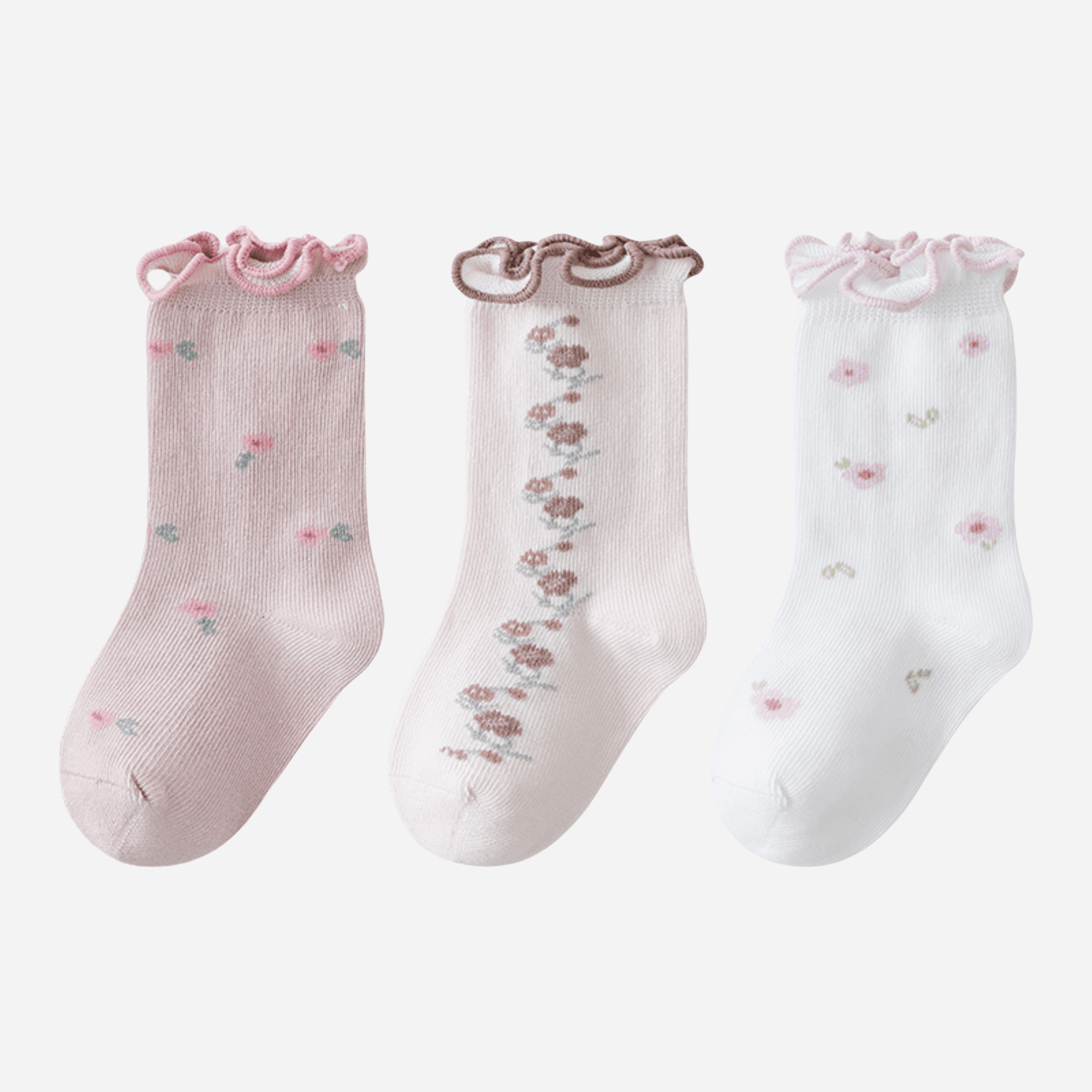 Babies The Wildflower Socks-3 pack - Weavasocks