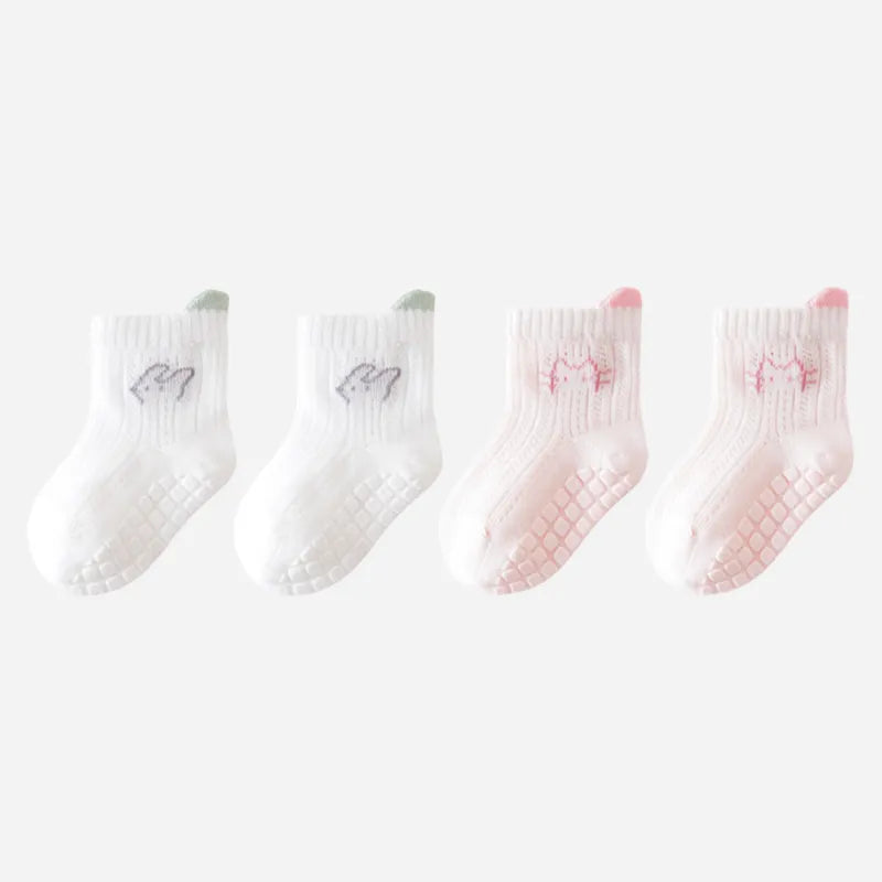 Babies Steady Grid Grip Socks-4 Pairs