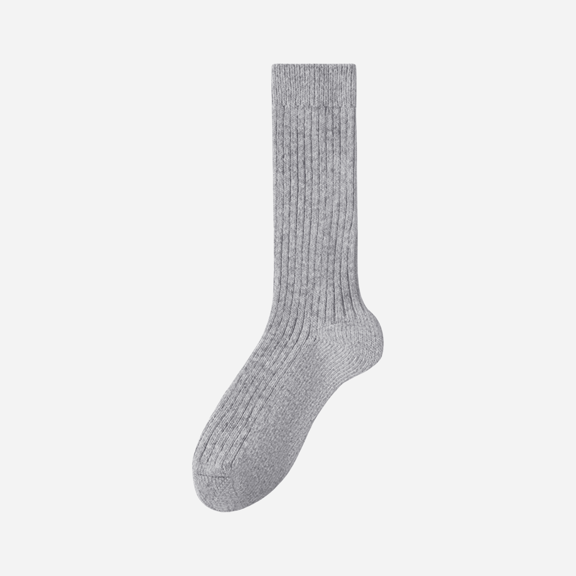 Women's Warm Wool Ribbed Socks  - Single Pair