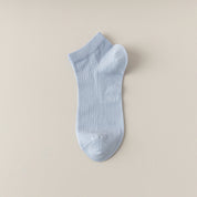 Women's Mulberry Silk & Modal Ultra-Thin Low-Cut Socks - product photo showing modal and mulberry silk comfort