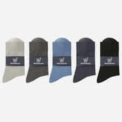 Men's Combed Cotton Dress Socks-5 Pack - Weavasocks