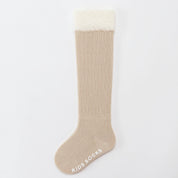 Baby & Toddler 3D Plush Flower & Gingham Knee-High - product photo showing secure grip comfort