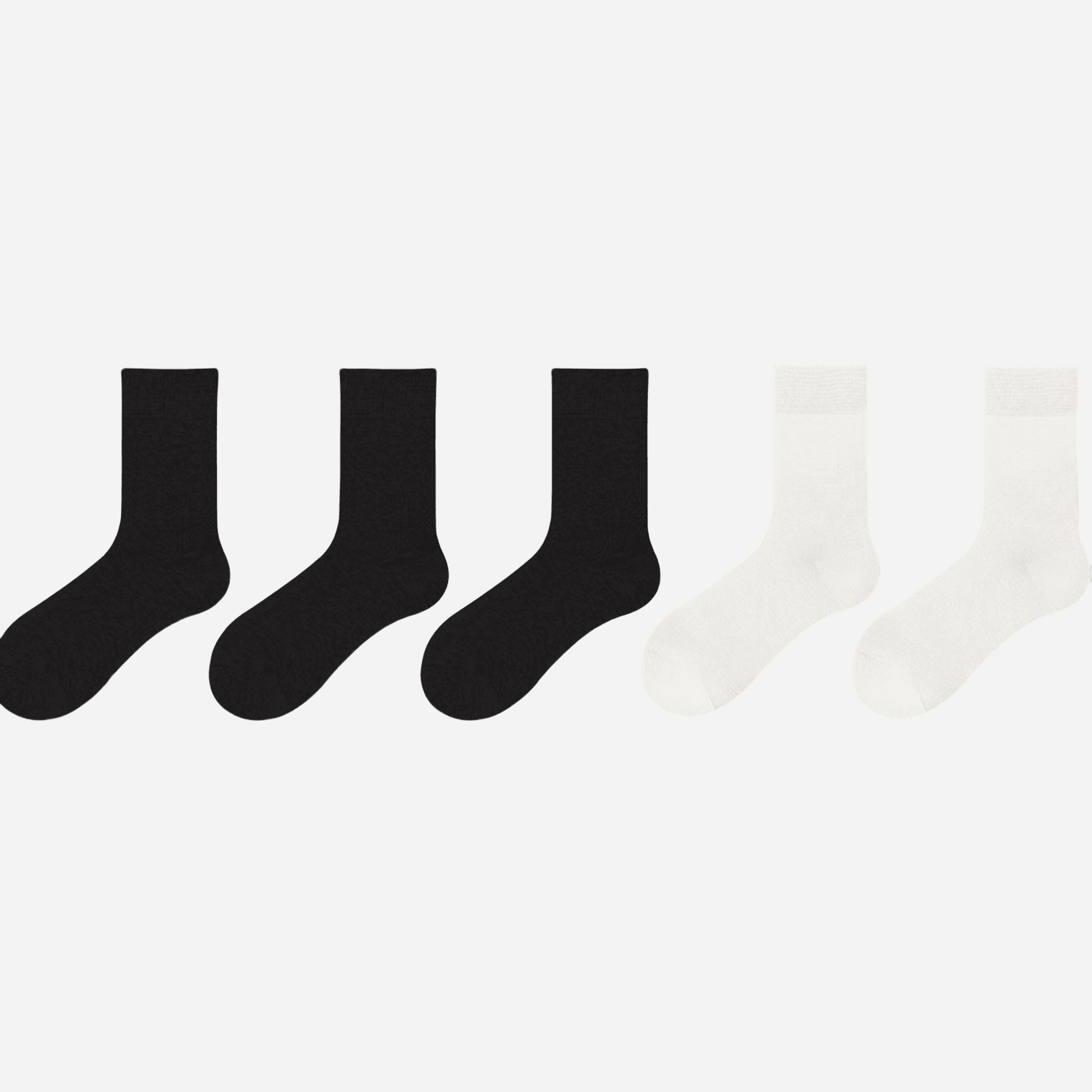 Women's The Chromatic Comfort Crew Socks-5 Pack - Weavasocks