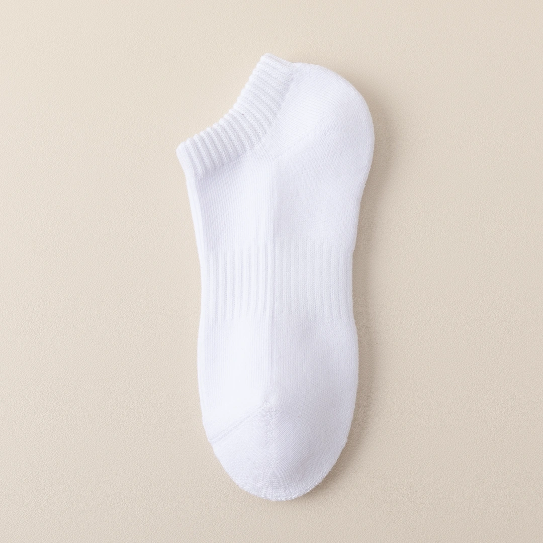 Women's 92% Cotton Terry Cushion Low Cut Socks - product photo showing cushioned comfort