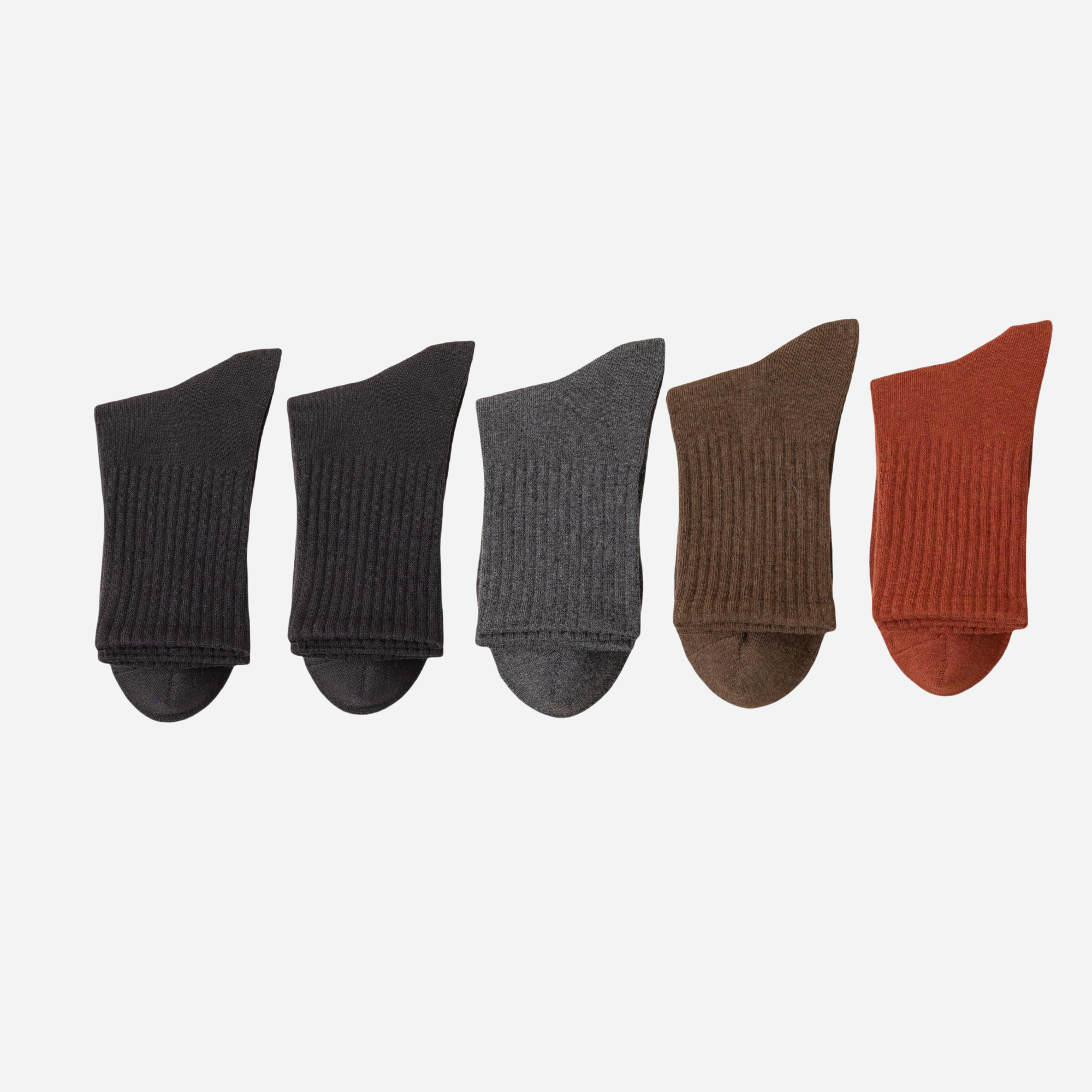 Women's The Heritage Ribbed Crew-5 Pack