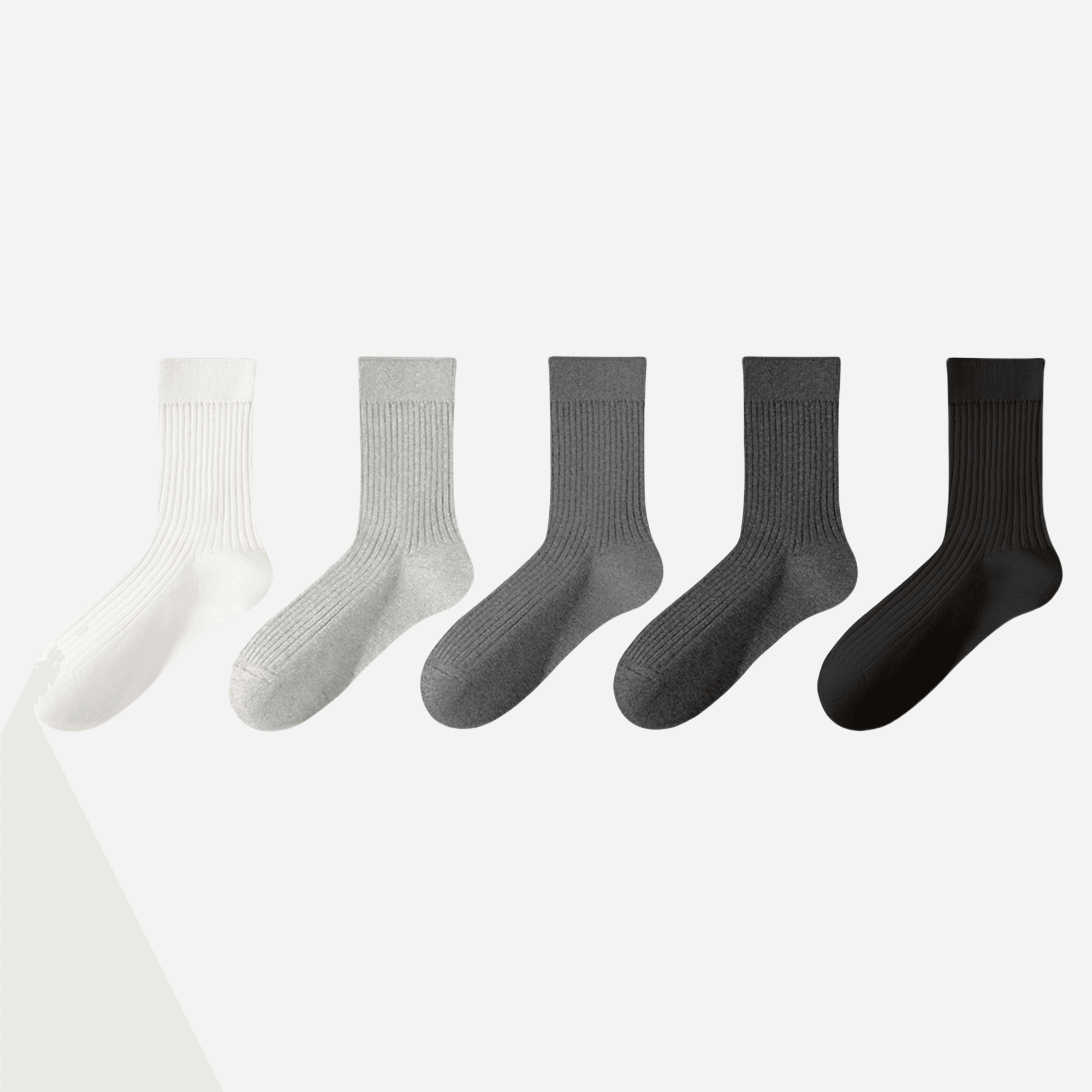 Men's All-Weather Ribbed Socks-5 Pack - Weavasocks