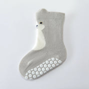 Baby’s Pastel Animal Ear Cuff Non-Slip Floor Socks