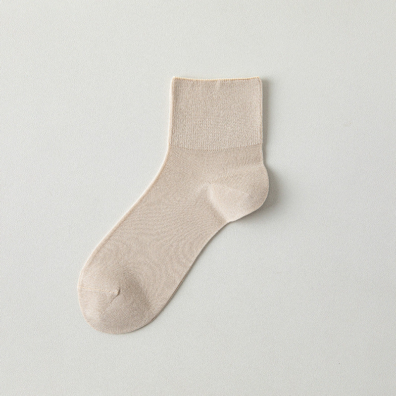 Women's 10% Mulberry Silk Ultra-Thin Cooling Quarter Socks