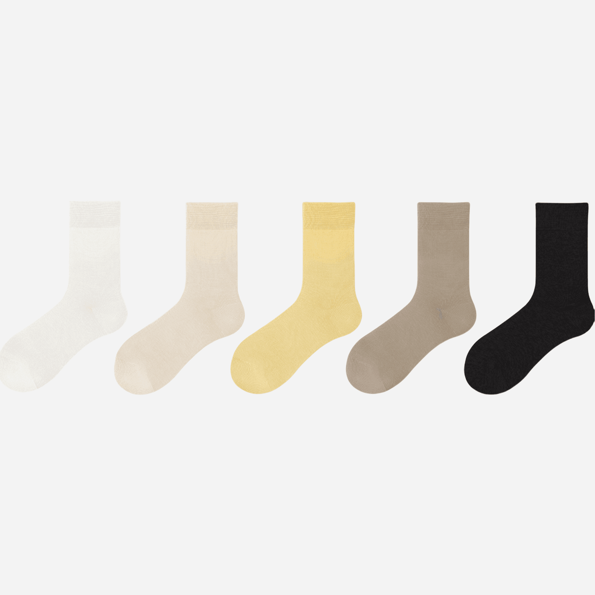 Women's Everyday Cotton Crew Socks - 5 Pairs - Weavasocks
