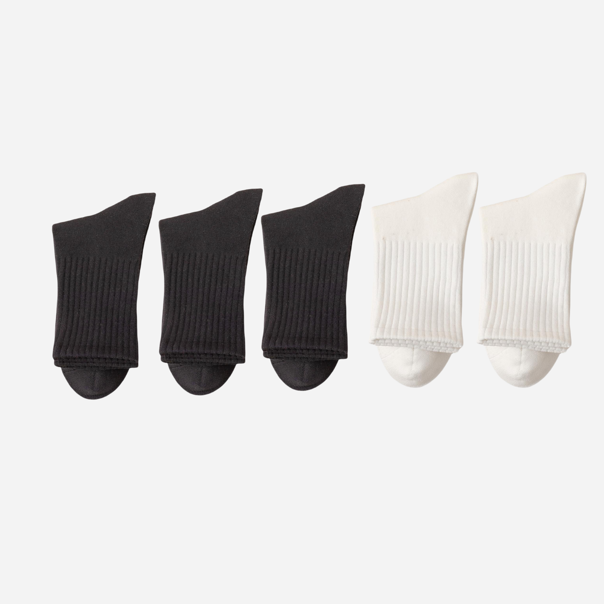 Women's The Heritage Ribbed Crew-5 Pack