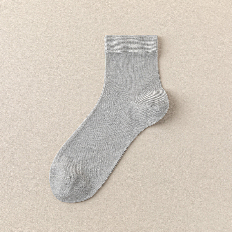 Men's Silk & Modal Ultra-Thin Cooling Quarter Socks