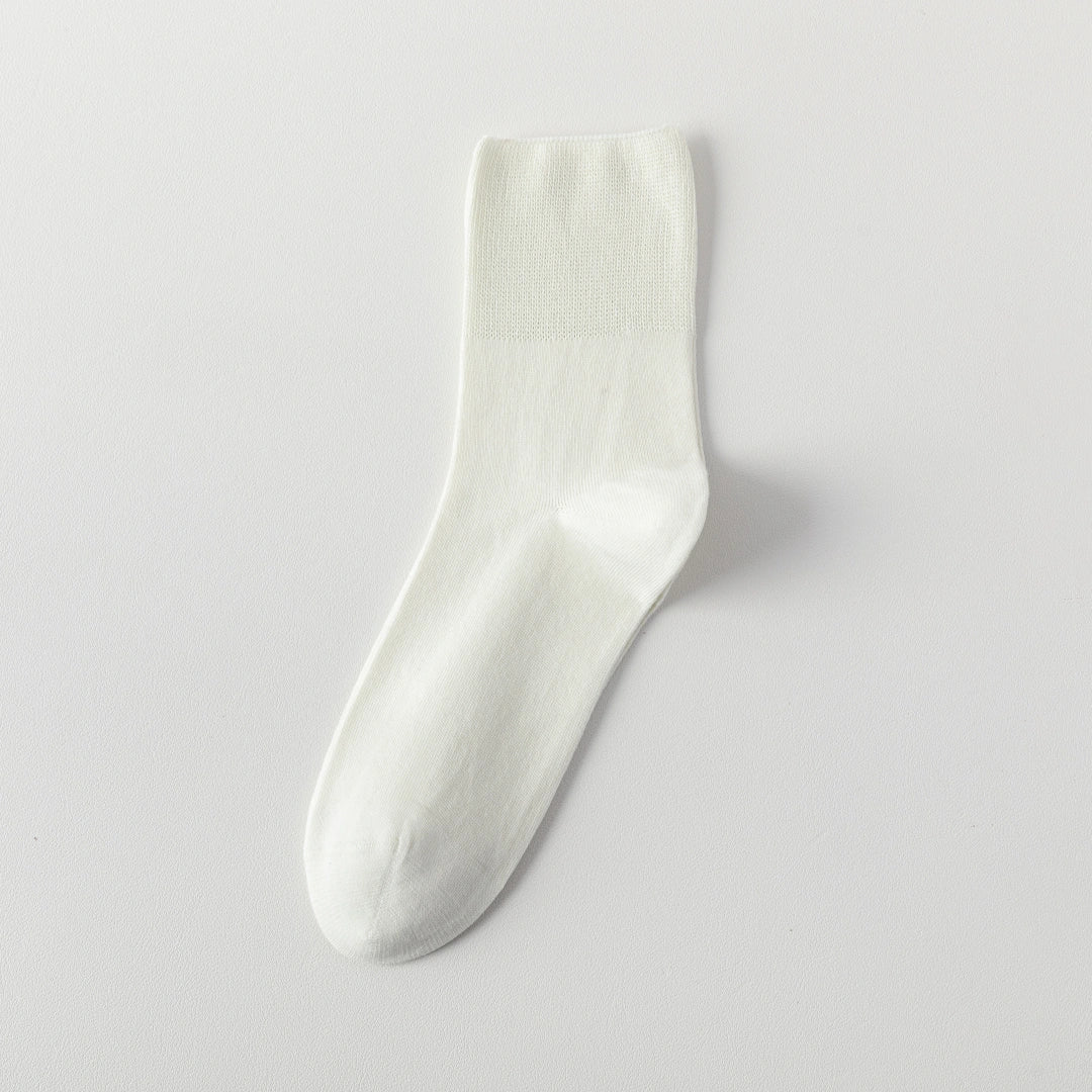 Women's 99% Cotton Ultra-Thin Non-Binding Summer Socks - product photo showing soft cotton comfort