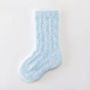 Baby’s Winter Marshmallow' Mink Velvet Fuzzy Crew