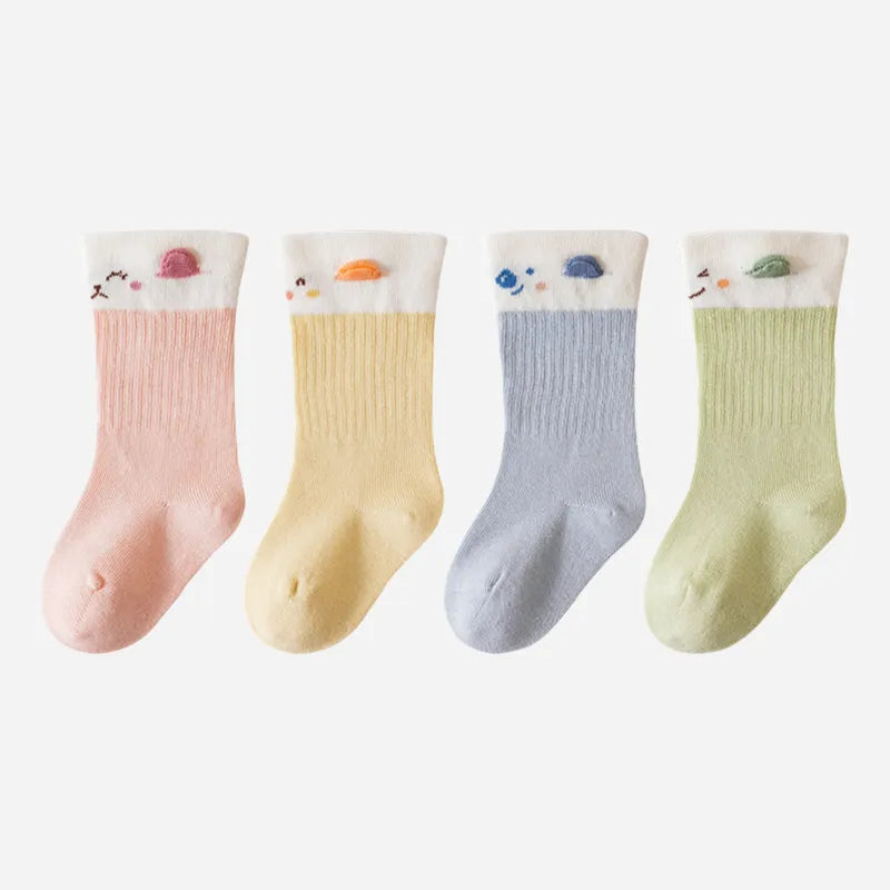 Babies Feeling Friends Socks-4 Pairs